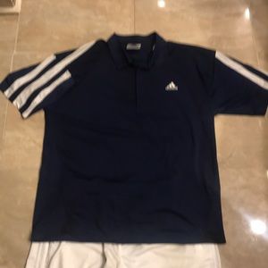 Adidas top & matching all white adidas pants